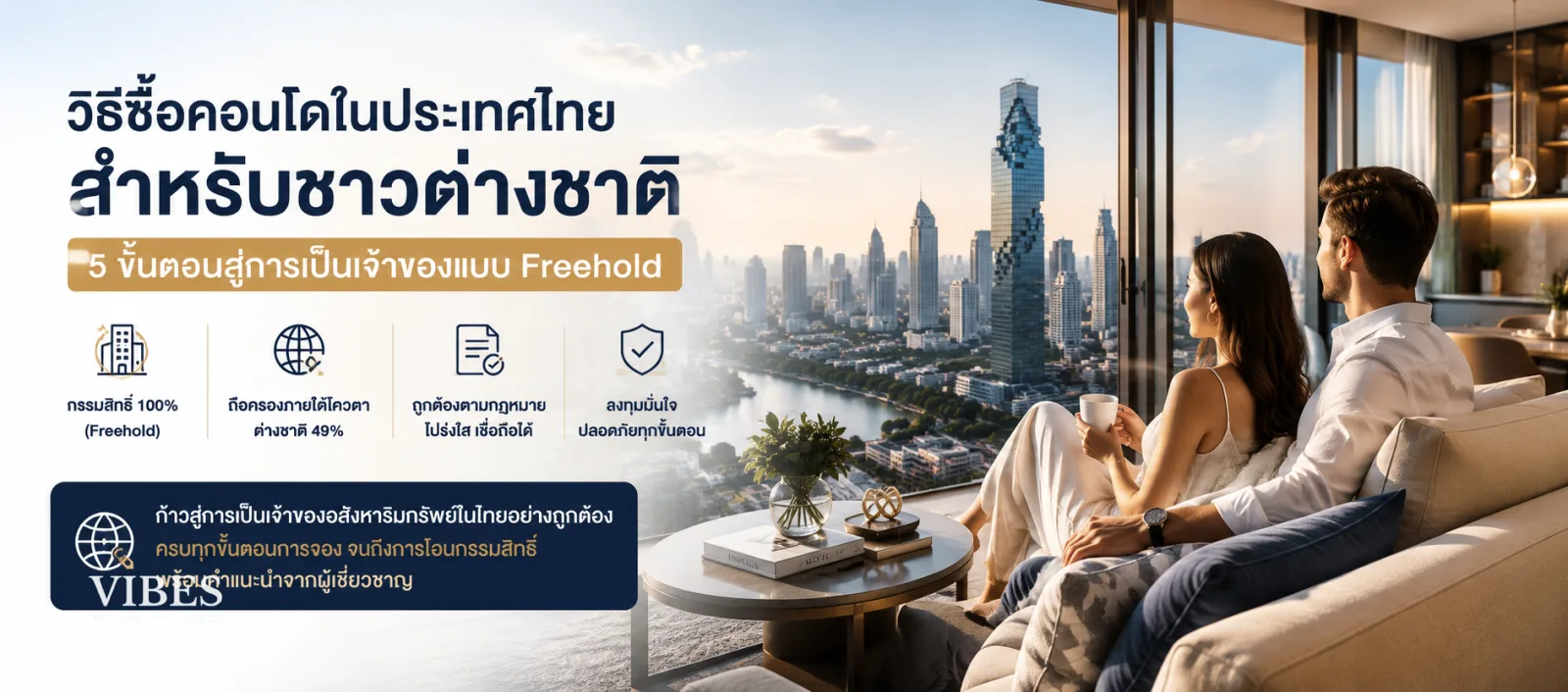 วิธีซื้อคอนโดในประเทศไทยสำหรับชาวต่างชาติ ปี 2026