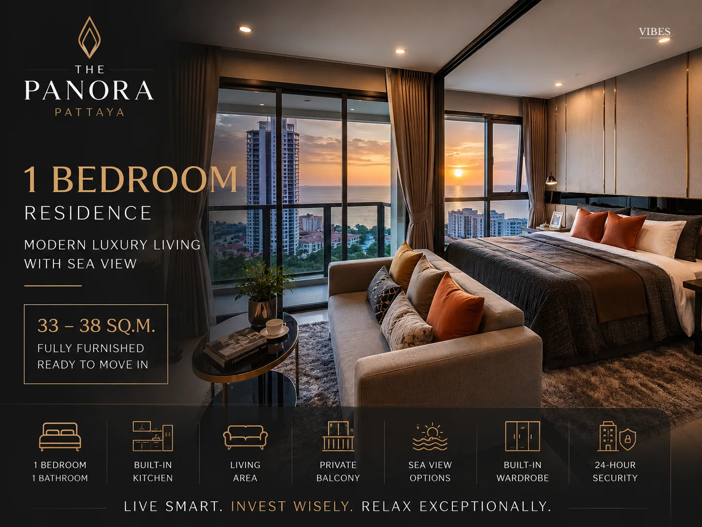 THE PANORA PATTAYA (เดอะ พาโนรา พัทยา) คอนโดหรูวิวทะเลพาโนรามา เขาพระตำหนัก - 21